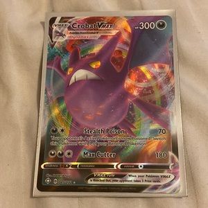 Crobat V max Pokémon card